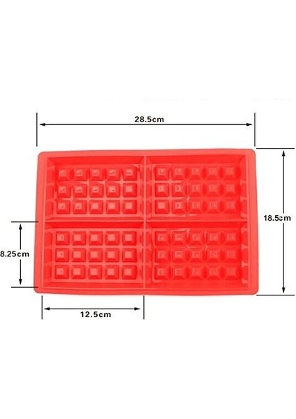 Gök Mavisi Tarzı Mutfak Waffle Kalıbı Yapışmaz Kek Kalıbı Makineleri Mutfak Silikon Waffle Bakeware (Yurt Dışından) modelleri