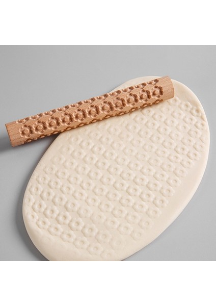 Arnavut Kaldırımı Stili 15CM Kabartma Haddeleme Ristmas Tema Desen Kabartmalı Pasta Fondan Kek Hamur Mutfak Için Oyulmuş Ahşap 3D Rulo (Yurt Dışından) fiyatları