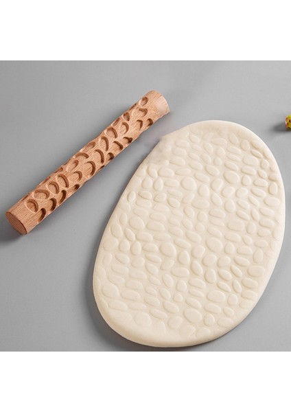 Arnavut Kaldırımı Stili 15CM Kabartma Haddeleme Ristmas Tema Desen Kabartmalı Pasta Fondan Kek Hamur Mutfak Için Oyulmuş Ahşap 3D Rulo (Yurt Dışından) modelleri