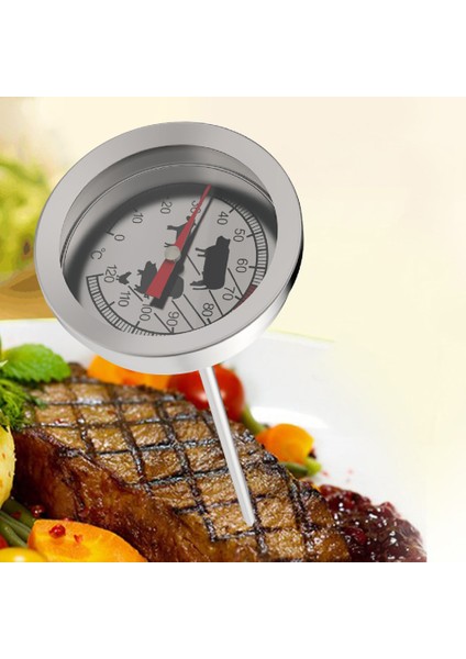 Dijital Et Termometresi Paslanmaz Çelik Mutfak Pişirme Gıda Su Süt Yağı Sıvı Fırın Sıcaklık Ölçer Sensörü Barbekü Prob Ölçer (Yurt Dışından)