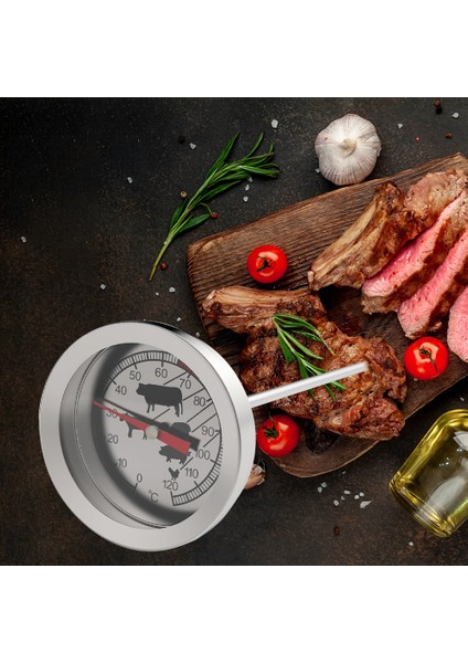 Dijital Et Termometresi Paslanmaz Çelik Mutfak Pişirme Gıda Su Süt Yağı Sıvı Fırın Sıcaklık Ölçer Sensörü Barbekü Prob Ölçer (Yurt Dışından)