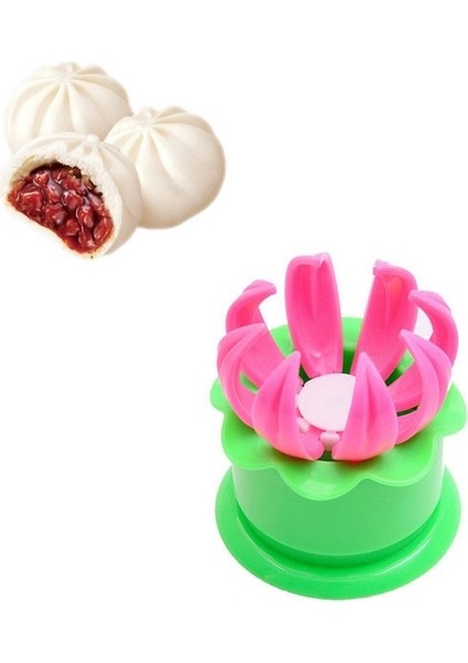 Pembe Tarzı Dıy Renkli Manuel Topuz Yapma Makinesi, Pasta Pasta Hamur Makinesi, Çin Topuz Şekli Pasta Aracı, Topuz Yapma Kalıbı, Mutfak Aleti (Yurt Dışından)