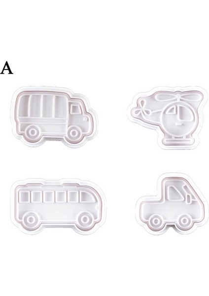 No.7 Tarzı Tamp Bisküvi Kalıp 3D Çiçek Çerez Piston Kesici Pasta Dekorasyon Dıy Gıda Fondan Pişirme Kalıp Aracı (Yurt Dışından)