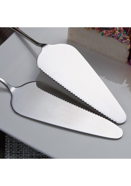 Tip 1 Stil Paslanmaz Çelik Kek Kürek Ekmek Pizza Bıçağı Tatlı Pasta Fondan Bölücü Kesici Spatula Sunucu Pişirme Pasta Spatulaları (Yurt Dışından) fırsatları