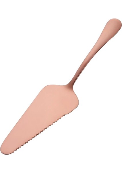 Gül Altın Tarzı 9 Renksiz Çelik Kek Pizza Kürek Bıçağı Tereyağı Bıçağı Piepizzapeynir Tatlı Çatal Bıçak Takımı Bakeware Kek Spatula Aracı (Yurt Dışından)