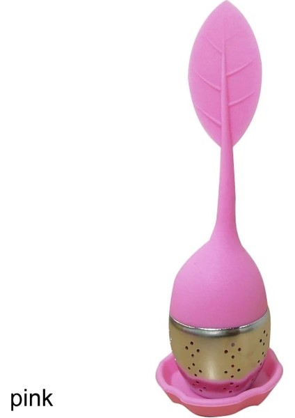 Pembe Tarzı 1 Adet Çilek Çay Demlik Paslanmaz Çelik Çay Topu Yaprak Çay Süzgeç Demleme Cihazı Için Bitkisel Baharat Filtresi Mutfak Gereçleri (Yurt Dışından)