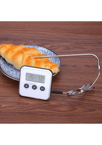 Dijital Elektronik Termometre Zamanlayıcı Gıda Et Fırını Mutfak Sıcaklık Ölçer Ölçer Uzaktan Prob Pişirme Barbekü Araçları ile (Yurt Dışından) modelleri