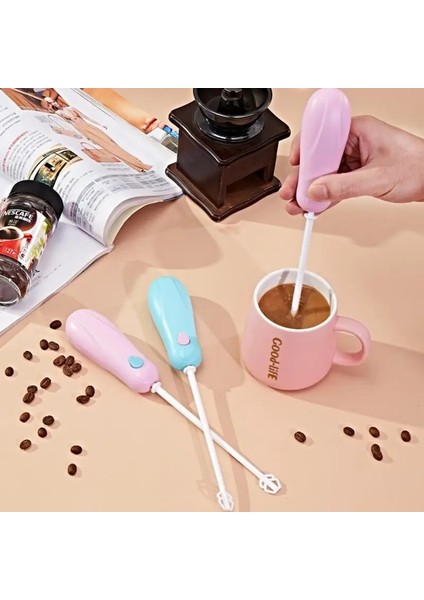No.1 Tarzı 1 Adet Sütlü Içecek Kahve Çırpma Mikser Elektrikli Yumurta Çırpıcı Frother Foamer Mini Kolu Karıştırıcı Pratik Mutfak Pişirme Aracı (Yurt Dışından)