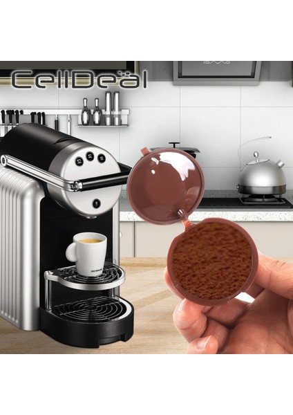 Kırmızı Stil Of Nescafe Için Kapsül Filtre Fincan Dolce Gusto Yeniden Doldurulabilir Kapaklar Kaşık Fırça Filtre Sepetleri Pod Yumuşak Tat Tatlı (Yurt Dışından) modelleri