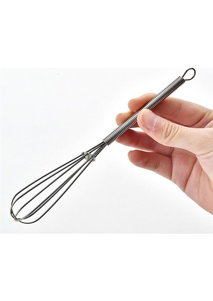 23CM Tarzı Mini Paslanmaz Çelik Çırpma El Itme Yumurta Çırpıcı Tel Krem Çırpma Için Pişirme Karıştırma Pişirme Aletleri El Çırpma Mikseri (Yurt Dışından)