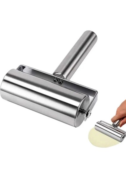 No.3 Tarzı Oklava Saplı Rulo Pasta Pizza Fondan Haddeleme Paslanmaz Çelik Ev Mutfak Pişirme Araçları Aksesuarları (Yurt Dışından)