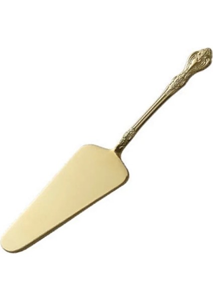 Altın Tarzı Altın Kek Kürek Spatula Pişirme Pasta Araçları Düğün Pastası Barok Parti Pastası Süsleme Kürek Restoran Gümüş (Yurt Dışından)