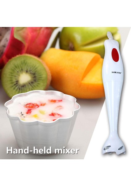 C Stili Mutfak Elektrikli Blender El Çırpma Mikseri Kahve Süt Yumurta Çırpıcı Kullanıcı Dostu Tasarım Dokunuşa Rahat (Yurt Dışından)
