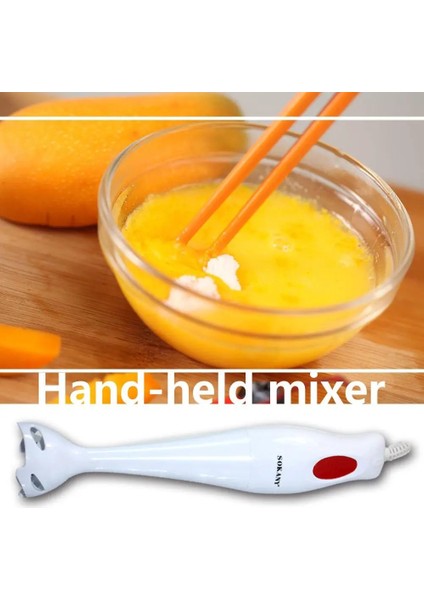 C Stili Mutfak Elektrikli Blender El Çırpma Mikseri Kahve Süt Yumurta Çırpıcı Kullanıcı Dostu Tasarım Dokunuşa Rahat (Yurt Dışından)