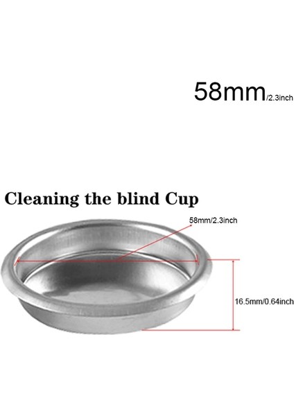 Temiz Kase 58MM Stili Kahve Demleme Kasesi Için Alüminyum Dozaj Halkası Kahve Tozu Espresso Aracı mm Profilter Kahve Sabotaj Için (Yurt Dışından)