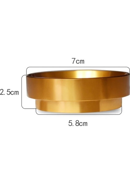 Temiz Kase 58MM Stili Kahve Demleme Kasesi Için Alüminyum Dozaj Halkası Kahve Tozu Espresso Aracı mm Profilter Kahve Sabotaj Için (Yurt Dışından)