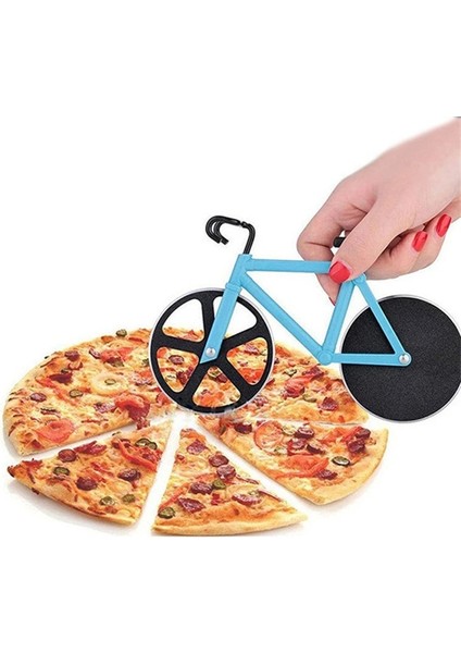 Mavi Stil Zza Kesici Bisiklet Şekli Paslanmaz Çelik Pizza Bıçağı Pasta Tekerleği Kesici Rulo Chopper Dilimleme Bıçakları Mutfak Pişirme Araçları (Yurt Dışından) fiyatları