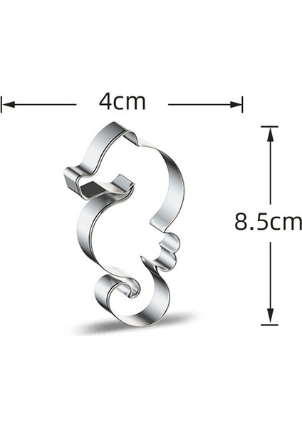 Hipokampus Tarzı 1 Takım Denizkızı Kuyruğu Kurabiye Kalıpları Starfell Bisküvi Ekmek Kesici Fondan Doğum Günü Partisi Cupcake Dekor Için Dıy Pişirme Araçları (Yurt Dışından)