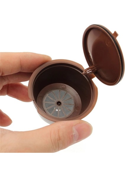 Turuncu Tarzı Et Dolce Gusto Plsatic Doldurulabilir Kahve Kapsül Filtre Cu Times Yeniden Kullanılabilir Kaşık Fırça Uyumlu Nescafe Dolce Gusto (Yurt Dışından) indirimleri