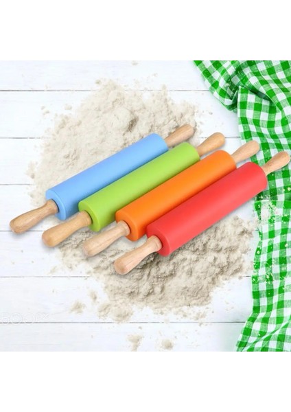 No.2 Tarzı 3X25CM Silikon Oklava Pişirme Kurabiye Bisküvi Fondan Hamur Rulo Pp Yapışmaz Oklava Kabartma Kalıp Dıy Pişirme (Yurt Dışından) fırsatları