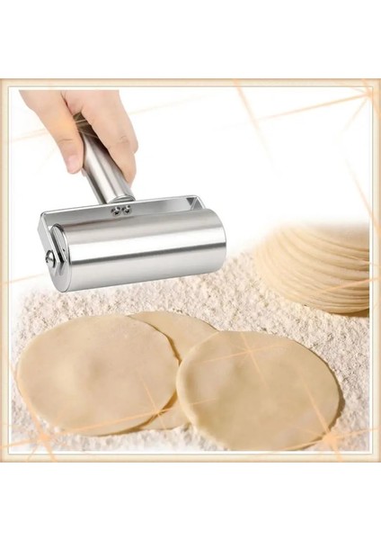 No.4 Tarzı Paslanmaz Çelik Haddeleme Astry Pizza Fondan Fırıncılar Rulo Metal Hediye Mutfak Aleti Pişirme Hamuru Pizza Pişirme Aletleri (Yurt Dışından) fırsatları