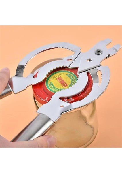 NO.466395 Stil Çok Işlevli Kapak Kavanoz Açacağı Kullanışlı Vidalı Kapak Kavanoz Açacakları Çok Amaçlı Konserve Açacağı Şişe Kapağı Kavrama Anahtarı Şişe Mutfak Aletleri (Yurt Dışından) indirimleri