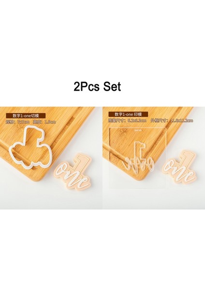 2 Adet Bir Stil Akrilik Numarası Kabartmalı Kalıp Mutlu Doğum Günü Pastası Fondan Kalıp Şeker El Sanatları Kurabiye Kabartma Kesici Dıy Kek Araçları (Yurt Dışından)