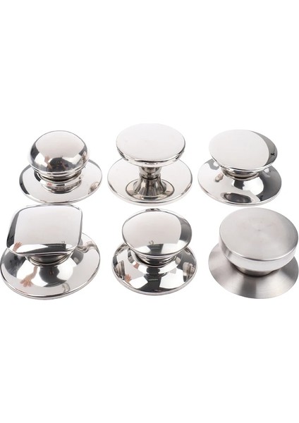 Yeşil Stil Adet Tencere Tencere Tava Kapağı Değiştirme El Tutma Kapağı Düğme Kolu Mutfak Dairesel Tutma Düğmesi Vida Kolu (Yurt Dışından) fırsatları