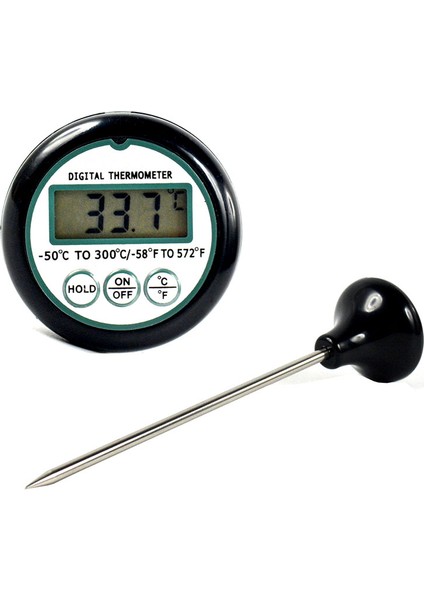 Dijital LCD Taşınabilir Gıda Pişirme Süt Et Barbekü Barbekü Kahve Probu Termometre Test Mutfak Aletleri Elektronik Test Ölçer (Yurt Dışından) modelleri