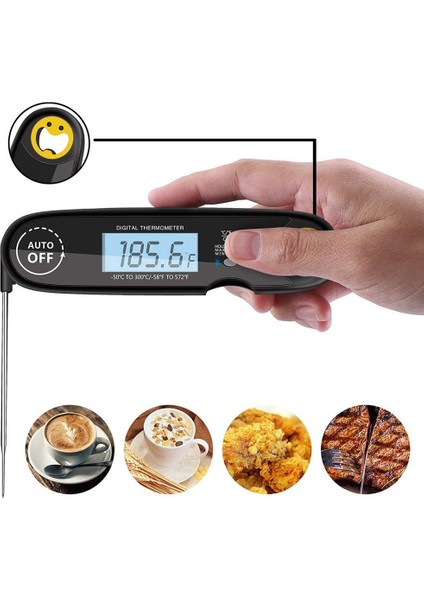 Kırmızı Stil Katlanır Prob Barbekü Izgara Gıda Elektronik Prob Yağ Sıcaklık Termometresi Dijital Mutfak Termometresi Fırın Bira Et (Yurt Dışından) indirimleri