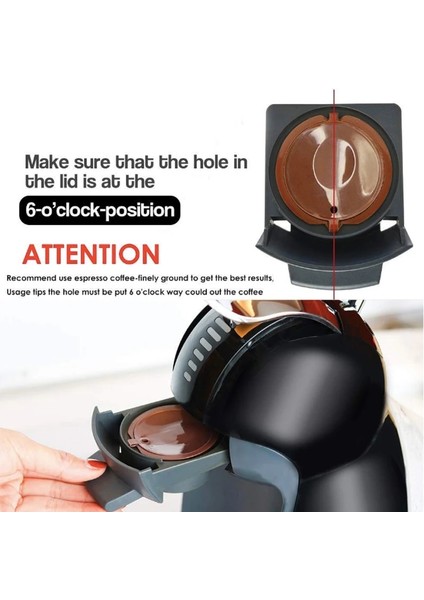 5 Adet Kahverengi Tarzı Nespresso Of Kapsül Nestle Dolce Gusto Kapsül Yeniden Kullanılabilir Kahve Filtresi Kapsül Makinesi Barista Kahve Aksesuarları (Yurt Dışından) fırsatları