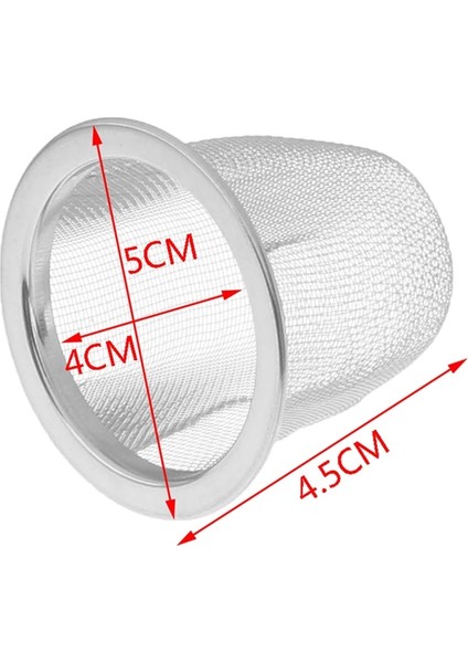 5cm Tarzı Yeniden Kullanılabilir Paslanmaz Çelik Hasır Çay Demlik Süzgeç Demlik Çay Yaprağı Baharat Filtre Drinkware Mutfak Aksesuarları Çapı .5cm (Yurt Dışından)