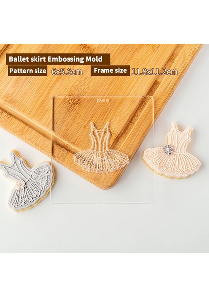 Bale Etekkabartma Stili Bale Kız Doğum Günü Kuğu Kurabiye Piston Kesiciler Fondan Kek Kalıbı Bisküvi Sugarcraft Kek Dekorasyon Araçları Kurabiye Damgası (Yurt Dışından)