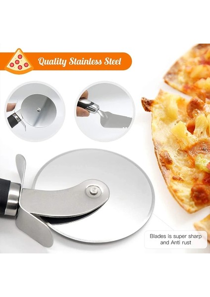 Kek Kürek Stili Premium Paslanmaz Çelik Mutfak Pizza Kesici Tekerlek Sunucu Araçları Ev Bıçağı Waffle Kurabiye Kek Ekmek Hamur Dilimleme Pişirme Aletleri (Yurt Dışından) fiyatları