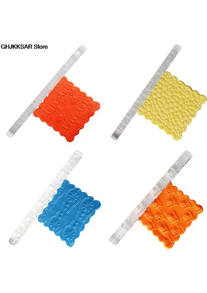 Gök Mavisi Tarzı Dokulu Kabartma Oklava Fondan Kek Rulo Bakeware Araçları Dekorasyon Pasta Araçları Fincan Üst Yapışmaz Haddeleme (Yurt Dışından) modelleri