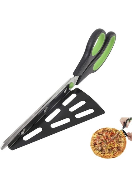 Yeşil Stil Pizza Veya Bıçak Pizza Kesme Aletleri Paslanmaz Çelik Pizza Kesici Dilimleme Pişirme Aletleri Çok Fonksiyonlu (Yurt Dışından) modelleri