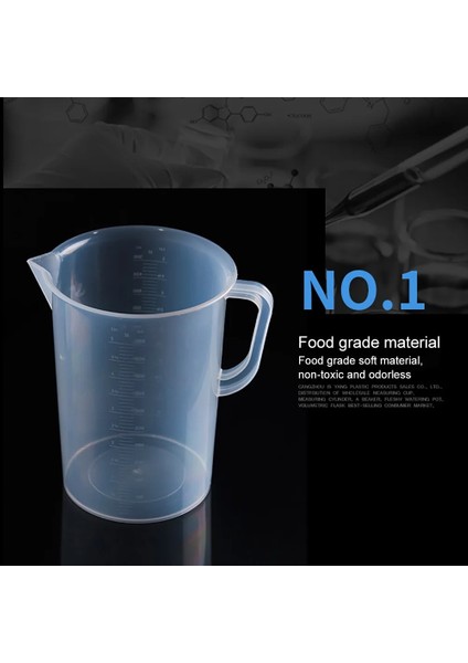 1000ML Tarzı ml Plastik Ölçüm Kabı Sıvı Hydropoooking Yüksek Şeffaflık Kolay Uygun Ölçüm (Yurt Dışından) modelleri