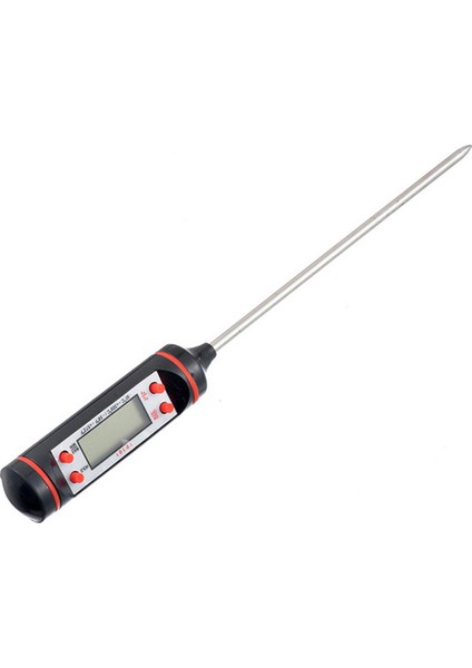 Siyah Stil Elektronik Dijital Gıdalar Termometre Kek Şekeri Fry Barbekü Gıda Et Sıcaklığı Uzun Problu Ev Termometreleri (Yurt Dışından) fırsatları