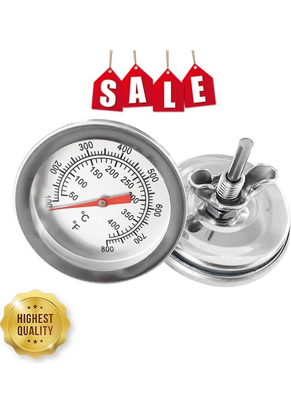Gösterilen Stil Gibi Paslanmaz Çelik Barbekü Sigara Içen Izgara Sıcaklık Göstergesi Barbekü Termometre Pişirme Gıda Probu Ev Izgara Fırın Mutfak Aletleri (Yurt Dışından) indirimleri