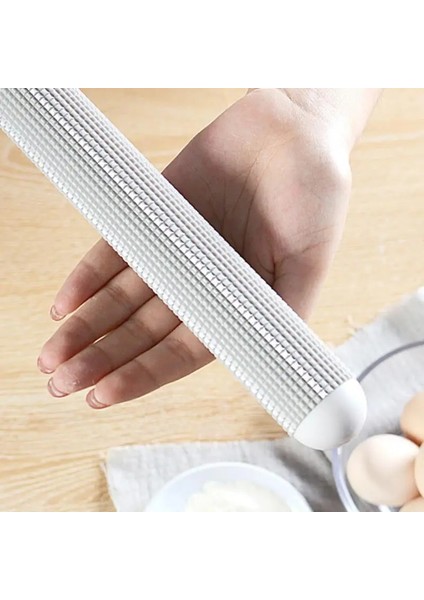 Pembe Tarzı 27CM Taşınabilir Oklava Yapışmaz Plastik Fondan Rulo Pasta Hamur Rulo Kabartma Pişirme Araçları Mutfak Aksesuarları (Yurt Dışından) fiyatları