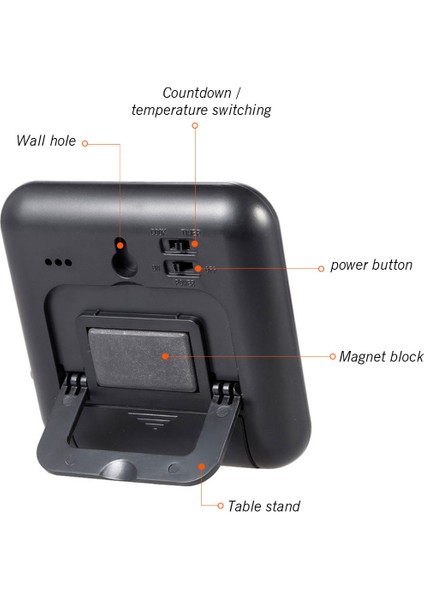 Yeşil Stil Profesyonel Zamanlayıcı Gıda Barbekü Et Termometre Uzaktan Prob Fırın Sıcaklık Göstergesi Uyarısı ile Anında Okuma Dijital Termometre (Yurt Dışından) indirimleri