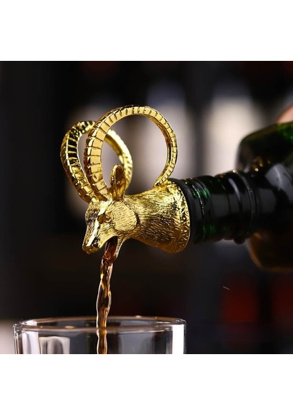 Antilop Altın Tarzı Paslanmaz Çelik Claourer Barmen Şarap Aksesuarları Bar Aksesuarları Kırmızı Şarap Akıtıcı Ev Bar Şarap Aksesuarları (Yurt Dışından)