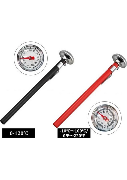 Kırmızı Stil Paslanmaz Çelik Prob Termometre Anında Okuma Mekanik Termometre Gıda Pişirme Süt Kahve Et Barbekü Sıcak Mutfak Aletleri (Yurt Dışından) modelleri