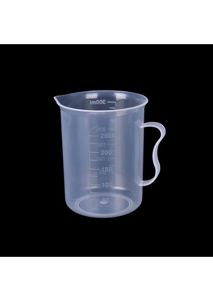 1 Adet 300ML Tarzı Adet ml Şeffaf Plastik Dereceli Ölçme Fincan Şeffaf Karıştırma Kapları Sıvı Saplı Konteyner Yapımı Mutfak Aletleri (Yurt Dışından)
