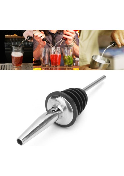 Gümüş Tarzı Paslanmaz Çelik Viski Likör Yağı Şarap Şişesi Dökücü Kapağı Bacalı Stoper Ağız Dağıtıcı Barmen Mutfak Gereçleri Bar Aksesuarları (Yurt Dışından) fiyatları
