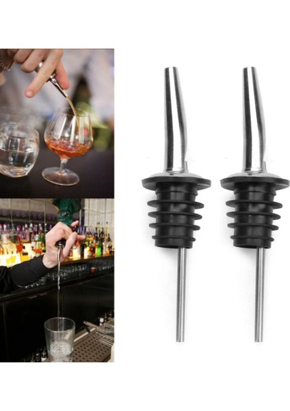 Gümüş Tarzı Paslanmaz Çelik Viski Likör Yağı Şarap Şişesi Dökücü Kapağı Bacalı Stoper Ağız Dağıtıcı Barmen Mutfak Gereçleri Bar Aksesuarları (Yurt Dışından) modelleri