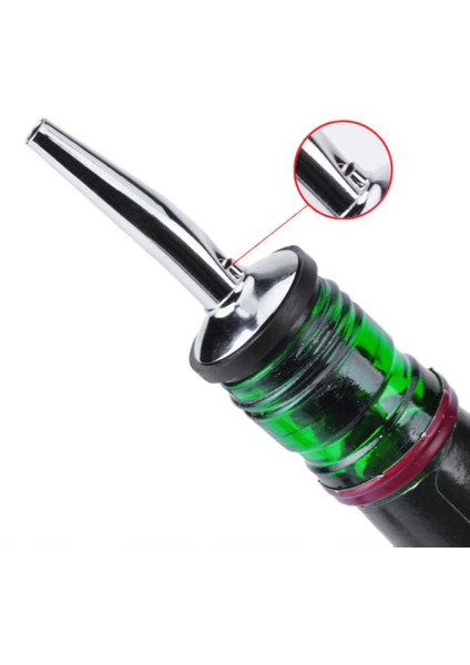 Gümüş Tarzı Paslanmaz Çelik Viski Likör Yağı Şarap Şişesi Dökücü Kapağı Bacalı Stoper Ağız Dağıtıcı Barmen Mutfak Gereçleri Bar Aksesuarları (Yurt Dışından) indirimleri
