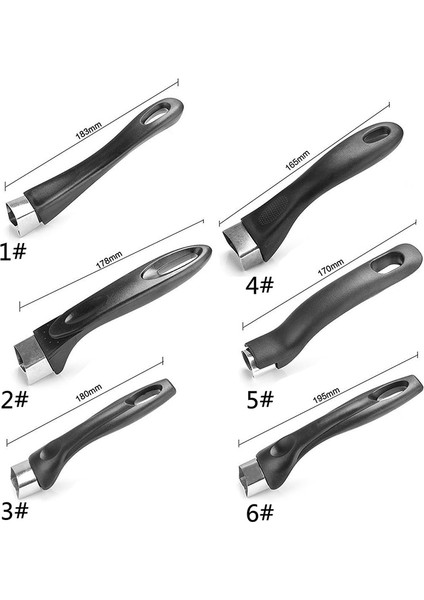 Bir Stil Pot Kolu Ev Uzun Anti Haşlanma Dayanıklı Tava Evrensel Ergonomik Mutfak Aksesuarları Değiştirilebilir Çıkarılabilir Bakalit Kavrama (Yurt Dışından) indirimleri