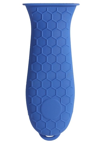 Mavi Stil Silikon Pot Kulp Petek Pot Kulp Kulp Kılıfı Haşlanma Önleyici Kaymaz Pot Kulak Klipsi Pot Kulak Kapağı (Yurt Dışından)