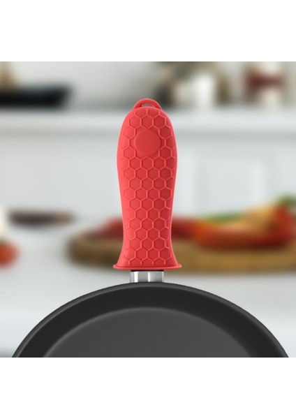 Mavi Stil Silikon Pot Kulp Petek Pot Kulp Kulp Kılıfı Haşlanma Önleyici Kaymaz Pot Kulak Klipsi Pot Kulak Kapağı (Yurt Dışından) fırsatları